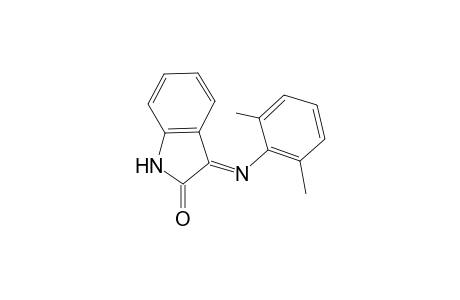 (3E)-3-[(2,6-Dimethylphenyl)imino]-1,3-dihydro-2H-indol-2-one
