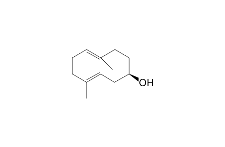 4,8-Dimethylcyclodeca-3(E),7(E)-dien-1.beta.-ol
