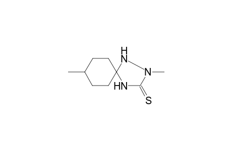 1,2,4-Triazaspiro[4.5]decane-3-thione, 2,8-dimethyl-