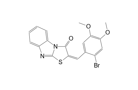 (2E)-2-(2-bromo-4,5-dimethoxybenzylidene)[1,3]thiazolo[3,2-a]benzimidazol-3(2H)-one