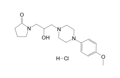 1-{2-Hydroxy-3-[4-(4-methoxyphenyl)piperazin-1-yl]-propyl}-pyrrolidin-2-one dihydrochloride