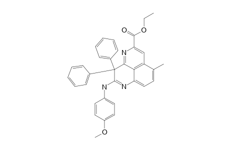 2-(4-METHOXYPHENYL)-AMINO]-5-(ETHOXYCARBONYL)-7-METHYL-3,3-DIPHENYLBENZO-[DE]-[1,6]-NAPHTHYRIDINE