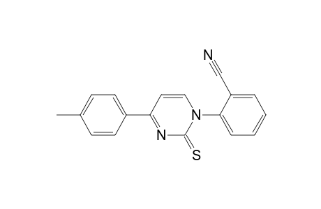 2-[4-(4-methylphenyl)-2-sulfanylidene-1-pyrimidinyl]benzonitrile