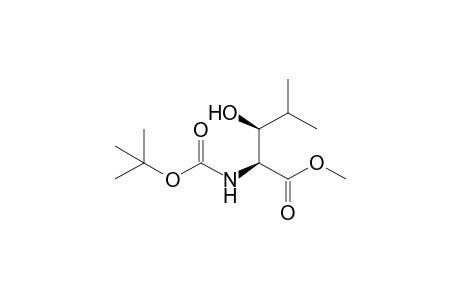 Methyl (2S,3S)-2-tert-Butoxycarbonylamino-3-hydroxy-4-methylpentanoate