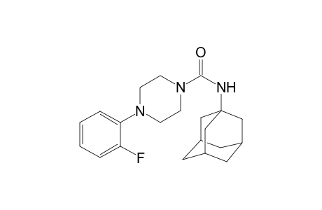 1(2H)-Pyrazinecarboxamide, 4-(2-fluorophenyl)tetrahydro-N-tricyclo[3.3.1.1(3,7)]dec-1-yl-
