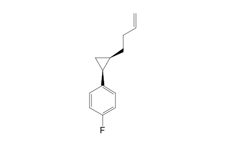 CIS-1(S*)-(3-BUTENYL)-2(S*)-(PARA-FLUOROPHENYL)-CYCLOPROPANE;MINOR-ISOMER