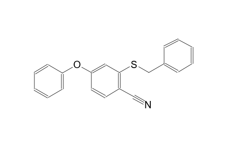 benzonitrile, 4-phenoxy-2-[(phenylmethyl)thio]-