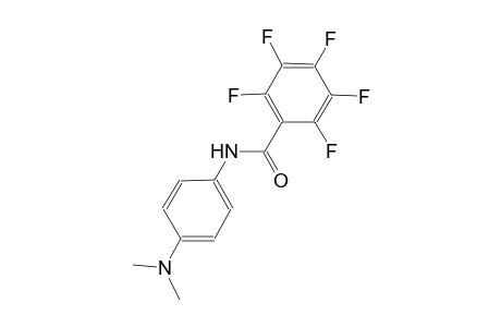 N-[4-(dimethylamino)phenyl]-2,3,4,5,6-pentafluorobenzamide