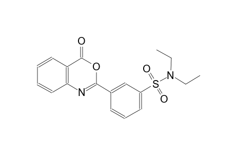 benzenesulfonamide, N,N-diethyl-3-(4-oxo-4H-3,1-benzoxazin-2-yl)-