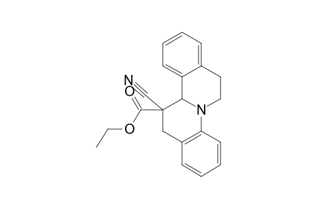 ETHYL-(CIS)-12-CYANO-7,11B,12,13-TETRAHYDRO-6H-DIBENZO-[A.F]-QUINOLIZINE-12-CARBOXYLATE