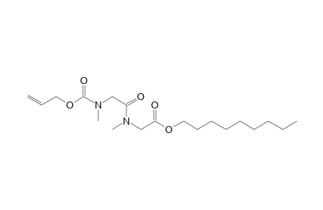 Sarcosylsarcosine, N-allyloxycarbonyl-, nonyl ester