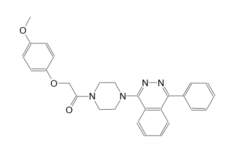 1-{4-[(4-methoxyphenoxy)acetyl]-1-piperazinyl}-4-phenylphthalazine
