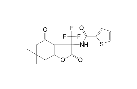 N-[2,4-diketo-6,6-dimethyl-3-(trifluoromethyl)-5,7-dihydrobenzofuran-3-yl]thiophene-2-carboxamide