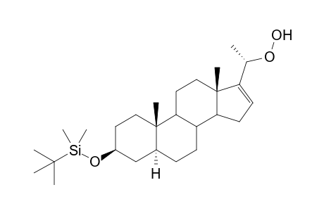 (3 beta,20S)-3-{[(t-Butyl)dimethylsilyl]oxy}-pregn-16-en-20-yl-Hydroperoxide