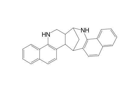 anti-5,6,6a,7,13,13a-Hexahydro-dibenzo[3,4][9,10]-7,13-methanoquino[3,4-c][1]benzazepine