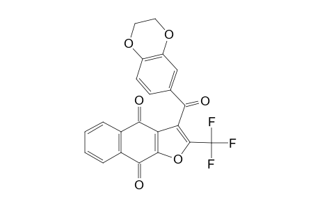3-(2,3-Dihydro-1,4-benzodioxin-6-ylcarbonyl)-2-(trifluoromethyl)naphtho[2,3-b]furan-4,9-dione