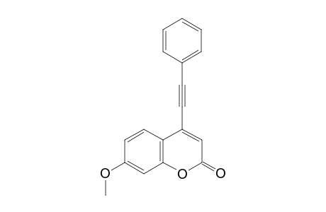 7-methoxy-4-(phenylethynyl)-2H-chromen-2-one