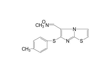 6-(p-TOLYLTHIO)IMIDAZO[2,1-b]THIAZOLE-5-CARBOXALDEHYDE, O-METHYLOXIME