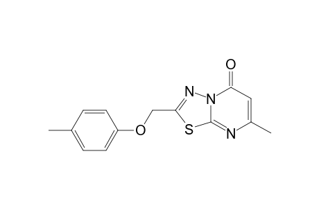 7-methyl-2-(4-methylphenoxy)methyl-[1,3,4]thiadiazolo[3,2-a]pyrimidin-5-one