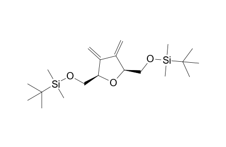 (2R*,5S*)-2,5-Bis(tert-butyldimethylsilyloxymethyl)-3,4-dimethylene-2,5-dihydrofuran