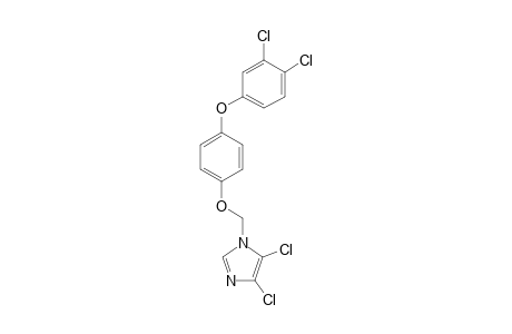 1H-Imidazole, 4,5-dichloro-1-[[4-(3,4-dichlorophenoxy)phenoxy]methyl]-
