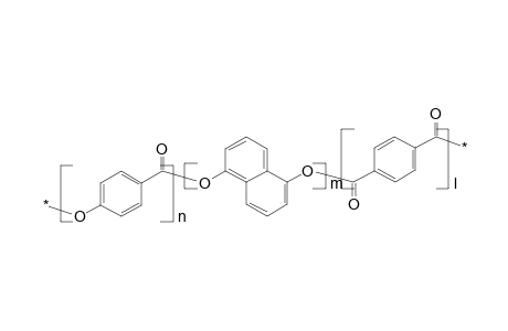 Poly(4-hydroxybenzoic acid-co-terephthalic acid-co-1,5-dihydroxynaphthalene), 40:35:25