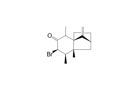 (1S*,2R*,4R*,5R*,6R*,8R*)-4-BROMO-2,5,6-TRIMETHYL-11-METHYLENETRICYCLO-[6.2.1.0(1,6)]-UNDECAN-3-ONE;7-BROMO-5,8,8A-TRIMETHYL-9-METHYLENEHEXAHYDRO-2