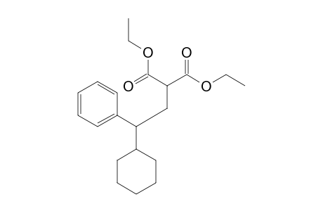 2-(2-cyclohexyl-2-phenyl-ethyl)malonic acid diethyl ester