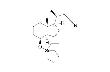 (8S,20S)-Des-A,B-20-(cyanomethyl)-8.beta.-[(triethylsilyl)oxy]-pregnane