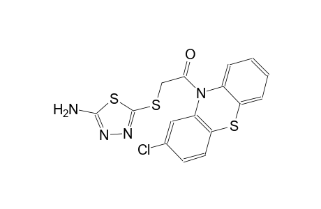 1,3,4-thiadiazol-2-amine, 5-[[2-(2-chloro-10H-phenothiazin-10-yl)-2-oxoethyl]thio]-