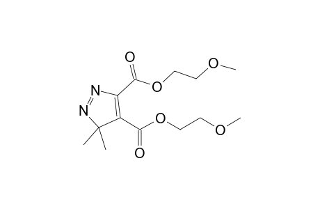 5,5-dimethylpyrazole-3,4-dicarboxylic acid bis(2-methoxyethyl) ester
