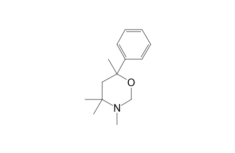 4,4,6-TRIMETHYL-6-PHENYL-N-METHYLTETRAHYDRO-1,3-OXAZIN