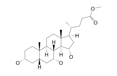 METHYL-3-ALPHA,7-ALPHA,15-ALPHA-TRIHYDROXY-5-BETA-CHOLAN-24-OATE