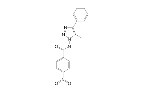 N-(5-methyl-4-phenyltriazol-1-yl)-4-nitrobenzamide