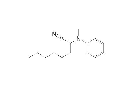2-(N-Methylanilino)-2-octenenitrile