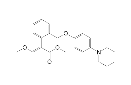 Methyl (E)-3-methoxy-2-[2-[[4-(1-piperidyl)phenoxy]methyl]phenyl]prop-2-enoate