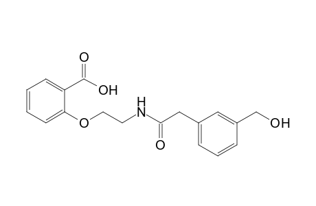 N-[2-(2-Carboxyphenoxy)ethyl]-2-[3-hydroxymethylphenyl]acetamide