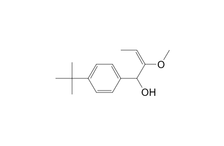 (E)-1-(4-tert-butylphenyl)-2-methoxy-2-buten-1-ol
