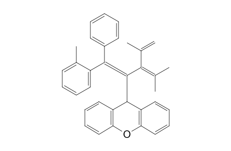9-[1-(2,4-dimethylpenta-2,4-dien-3-yl)-2-(2-methylphenyl)-2-phenylethenyl]xanthene