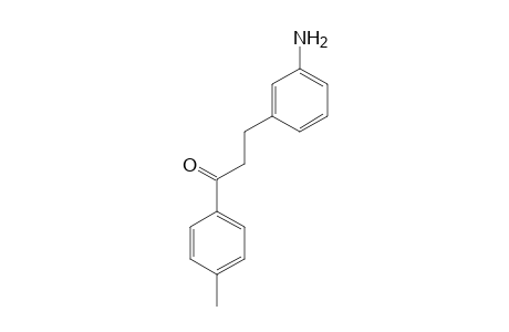 1-Propanone, 3-(3-aminophenyl)-1-(4-methylphenyl)-