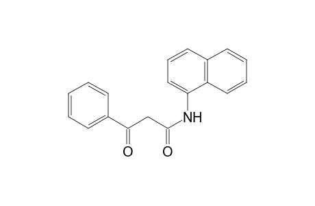 Benzenepropanamide, N-1-naphthalenyl-.beta.-oxo-
