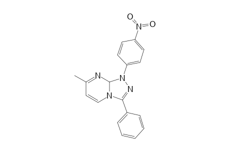 1,8a-Dihydro-7-methyl-1-(4'-nitrophenyl)-3-phenyl-1,2,4-triazolo[4,3-a]pyrimidine