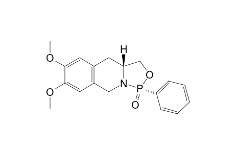 (1R,3aR)-6,7-dimethoxy-1-phenyl-3,3a,4,9-tetrahydro-[1,3,2]oxazaphospholo[3,4-b]isoquinoline 1-oxide