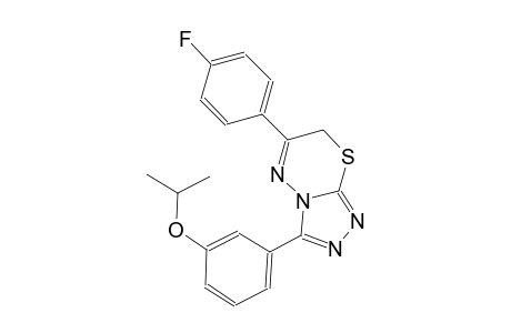 6-(4-fluorophenyl)-3-(3-isopropoxyphenyl)-7H-[1,2,4]triazolo[3,4-b][1,3,4]thiadiazine