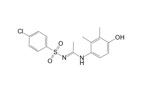 N'-(4-chlorophenyl)sulfonyl-N-(2,3-dimethyl-4-oxidanyl-phenyl)ethanimidamide