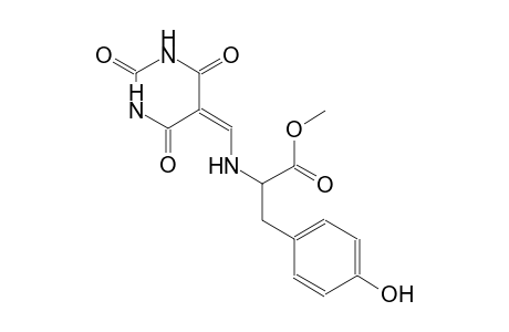 methyl 3-(4-hydroxyphenyl)-2-{[(2,4,6-trioxotetrahydro-5(2H)-pyrimidinylidene)methyl]amino}propanoate