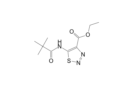 ethyl 5-[(2,2-dimethylpropanoyl)amino]-1,2,3-thiadiazole-4-carboxylate