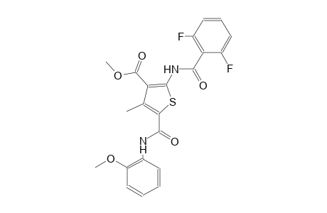 methyl 2-[(2,6-difluorobenzoyl)amino]-5-[(2-methoxyanilino)carbonyl]-4-methyl-3-thiophenecarboxylate