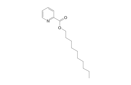 2-Pyridinecarboxylic acid, decyl ester