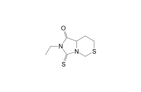 2-Ethyl-3-sulfanylidene-5,7,8,8a-tetrahydroimidazo[1,5-c][1,3]thiazin-1-one